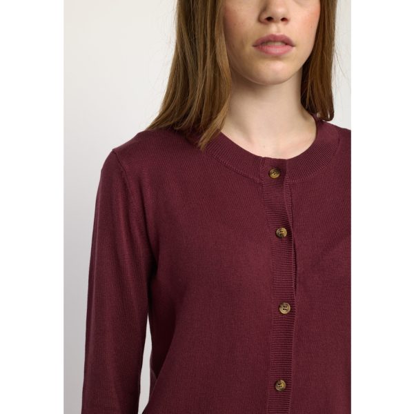 Marla Cardigan Knit Tawny Port | Soft Rebels - Afbeelding 3