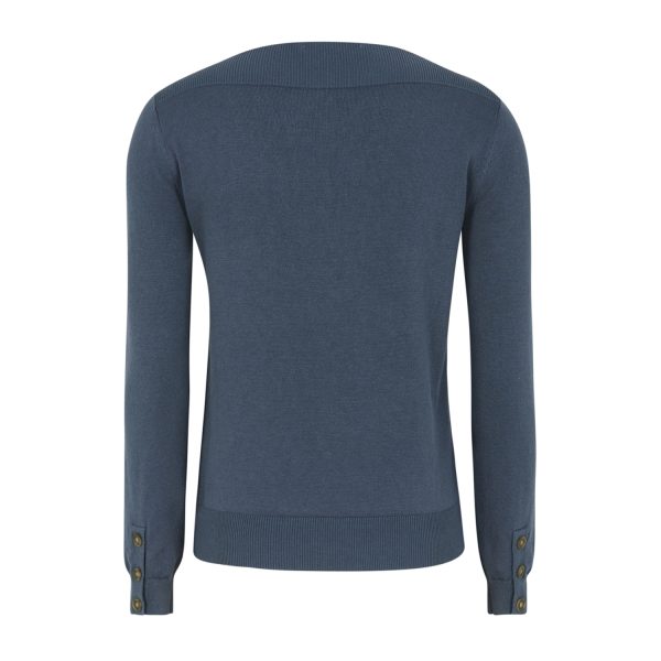 Epira Boatneck Knit Ombre Blue | Soft Rebels