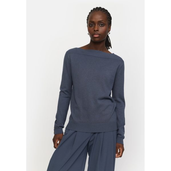 Epira Boatneck Knit Ombre Blue | Soft Rebels - Afbeelding 2