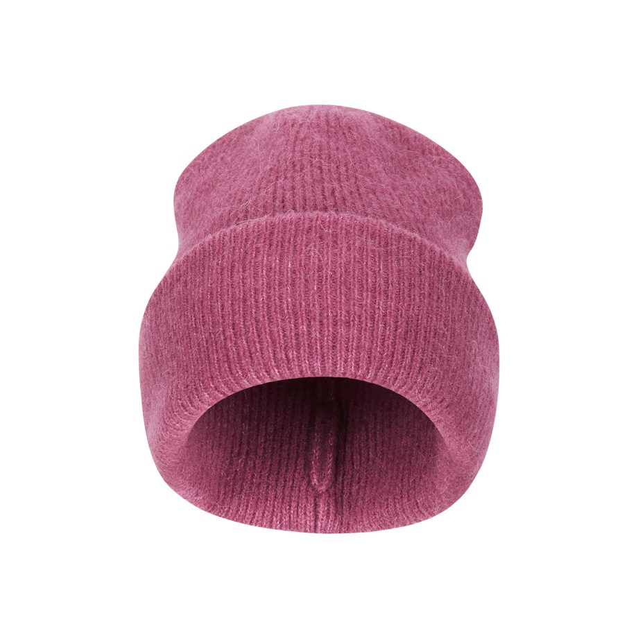 Allison Beanie Rose Wine Melange | Soft Rebels