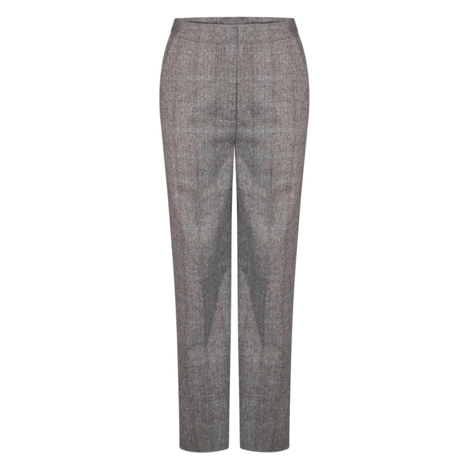 Moore Check Pants Dark Grey Check | Another Label