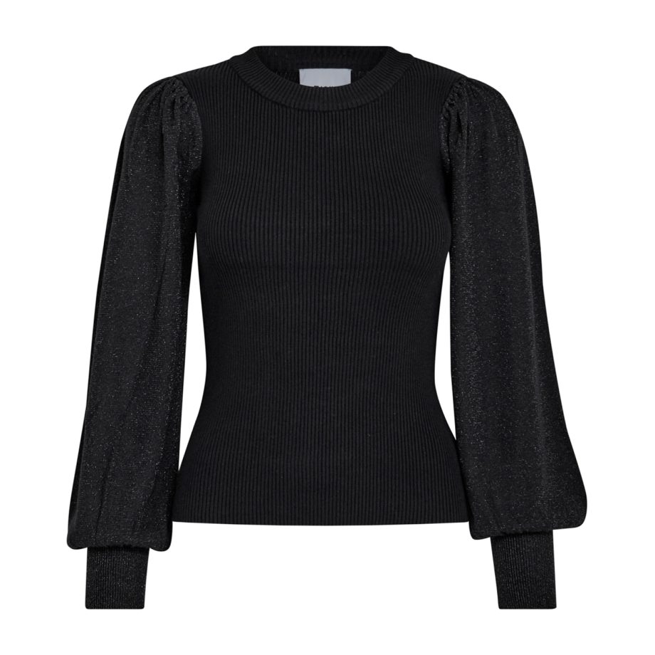 Fine Knit Pullover Black | Minus