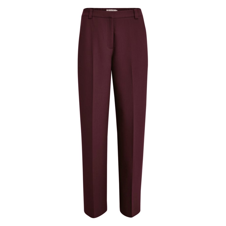 Delia Mid Waisted Straight Pant Fudge Purple | Peppercorn