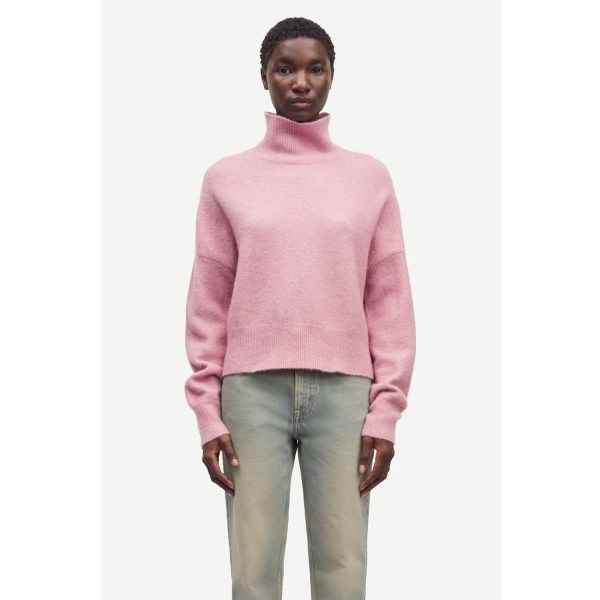 Nola Knit Turtleneck Woodrose | Samsoe Samsoe