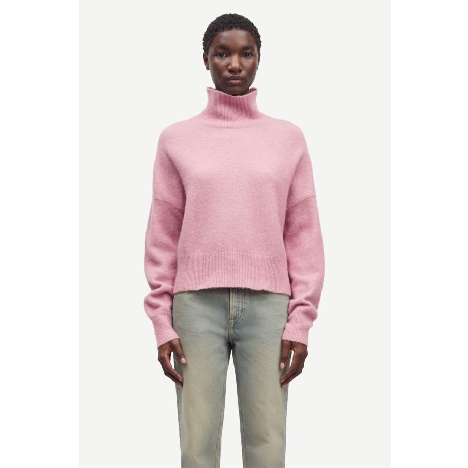 Nola Knit Turtleneck Woodrose | Samsoe Samsoe