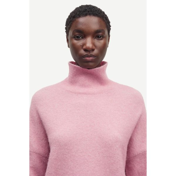 Nola Knit Turtleneck Woodrose | Samsoe Samsoe