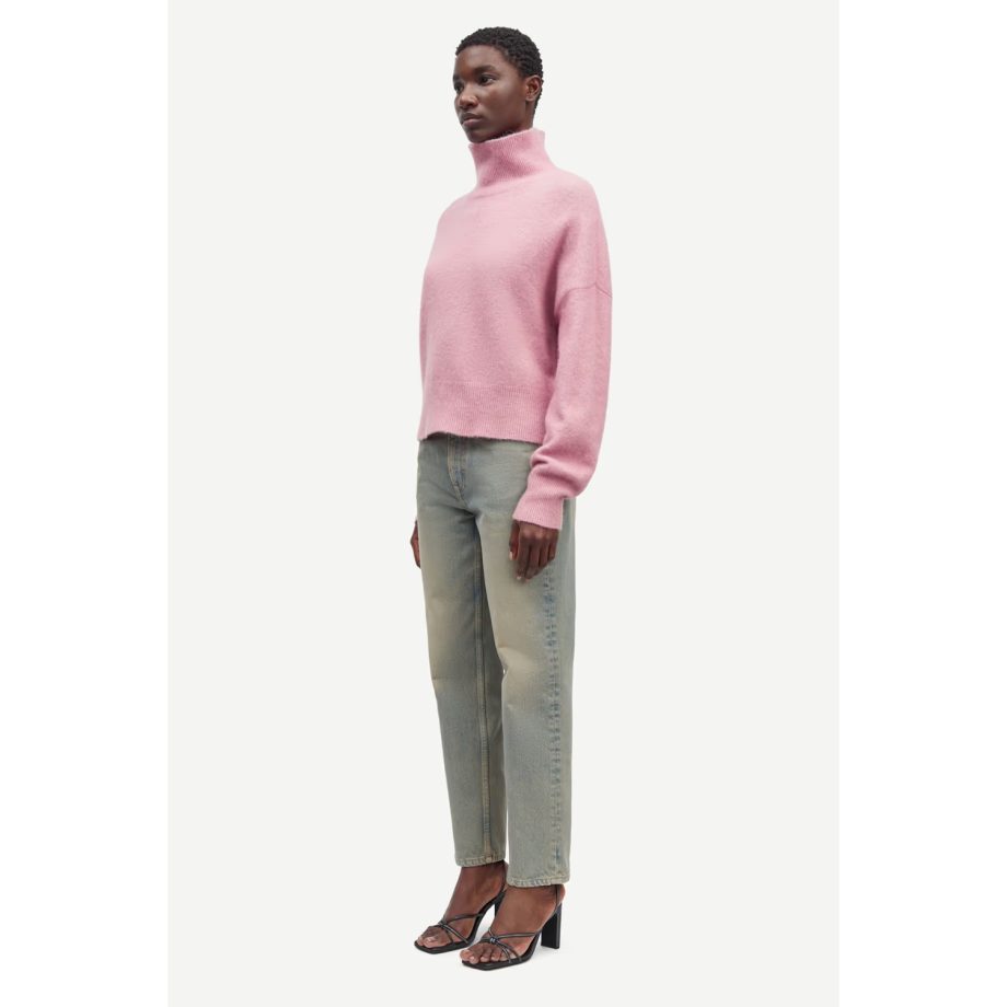 Nola Knit Turtleneck Woodrose | Samsoe Samsoe