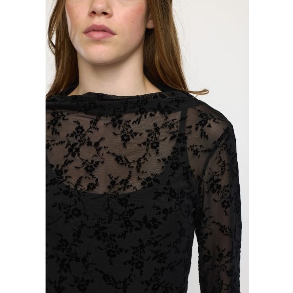 Talula Boatneck Top Black | Soft Rebels