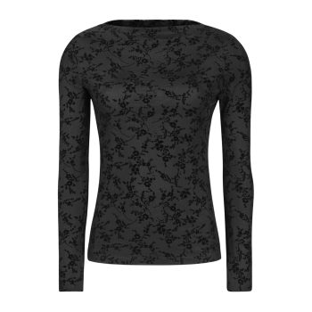 Talula Boatneck Top Black | Soft Rebels