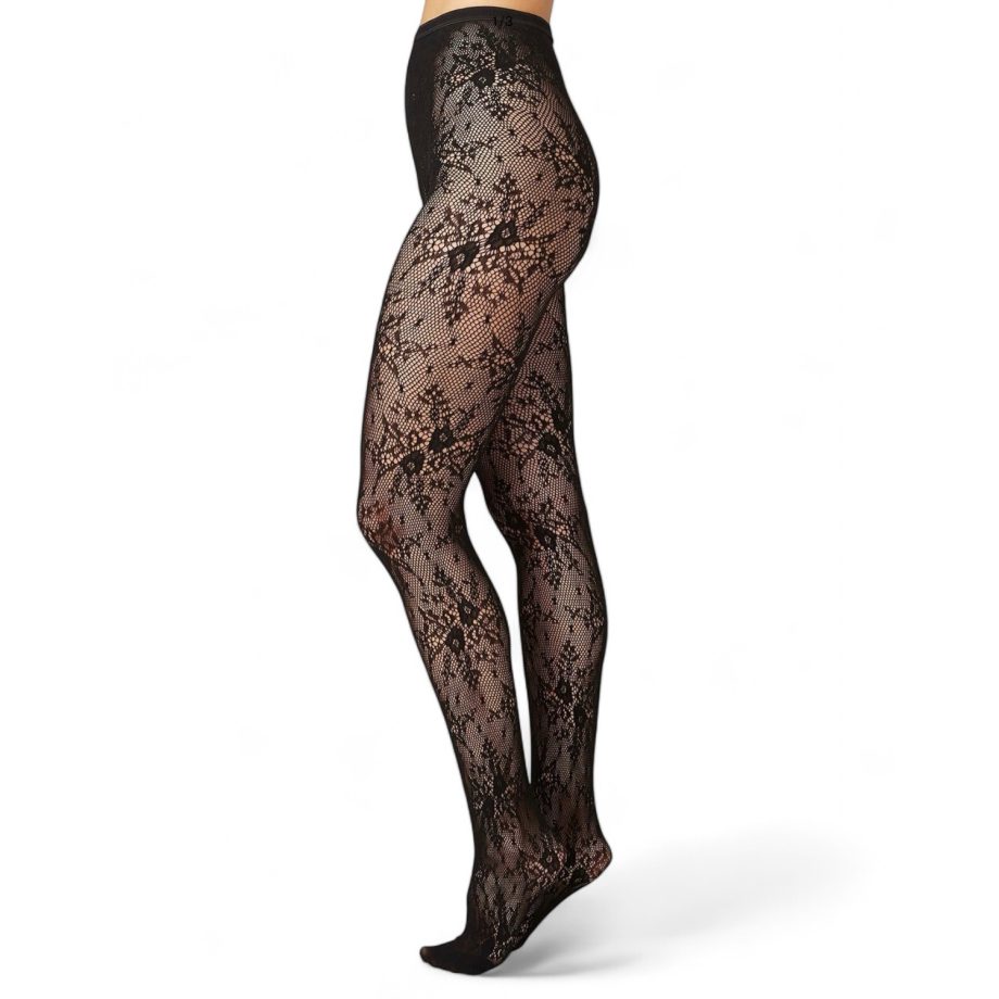 Rosa Lace Tights | Swedish Stockings