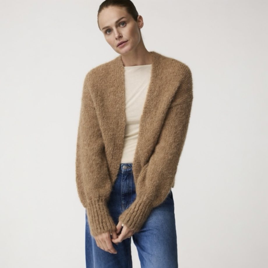 Louiza Cardigan Camel | Alchemist