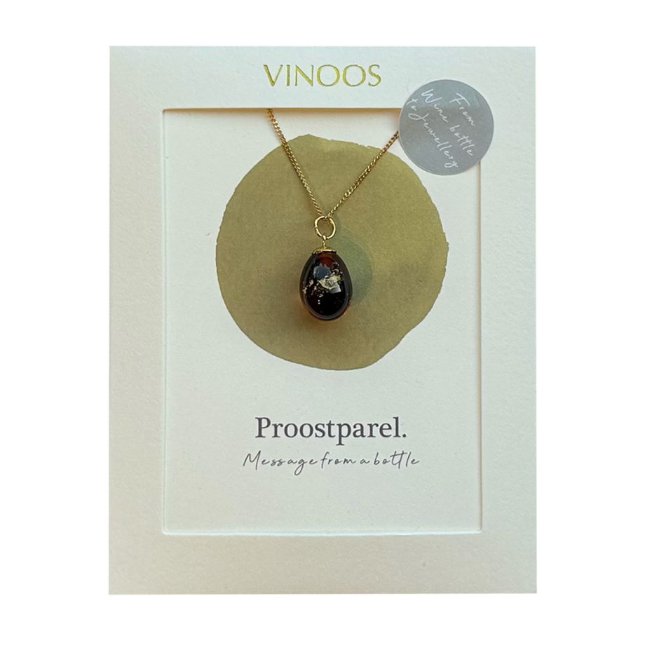 Glass Necklace Proostparel | Vinoos