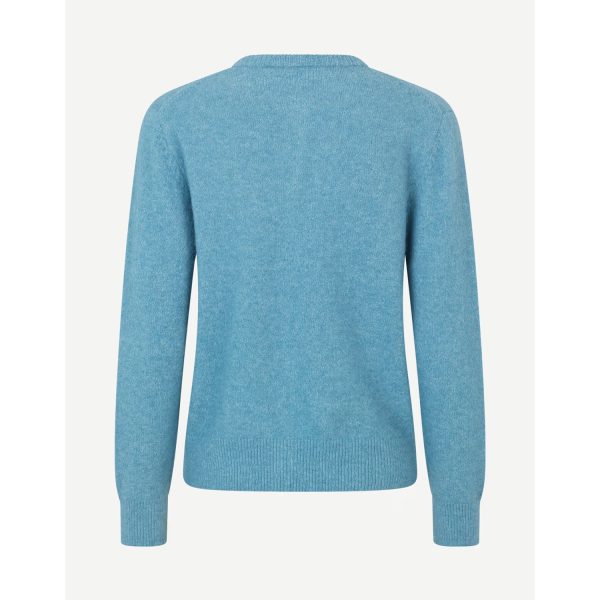 Nor Short Cardigan Blue Heaven | Samsøe Samsøe