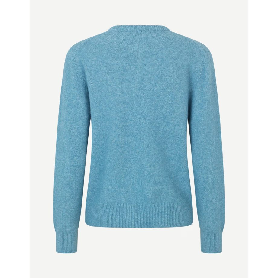 Nor Short Cardigan Blue Heaven | Samsøe Samsøe