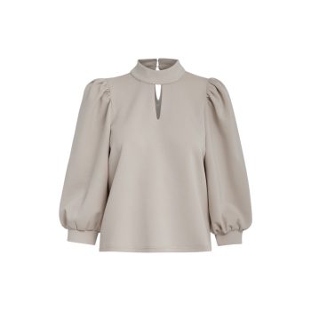 Dicette Loop Neck Blouse Sandshell | Peppercorn