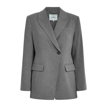 Welma Blazer Light Grey Melange | Minus