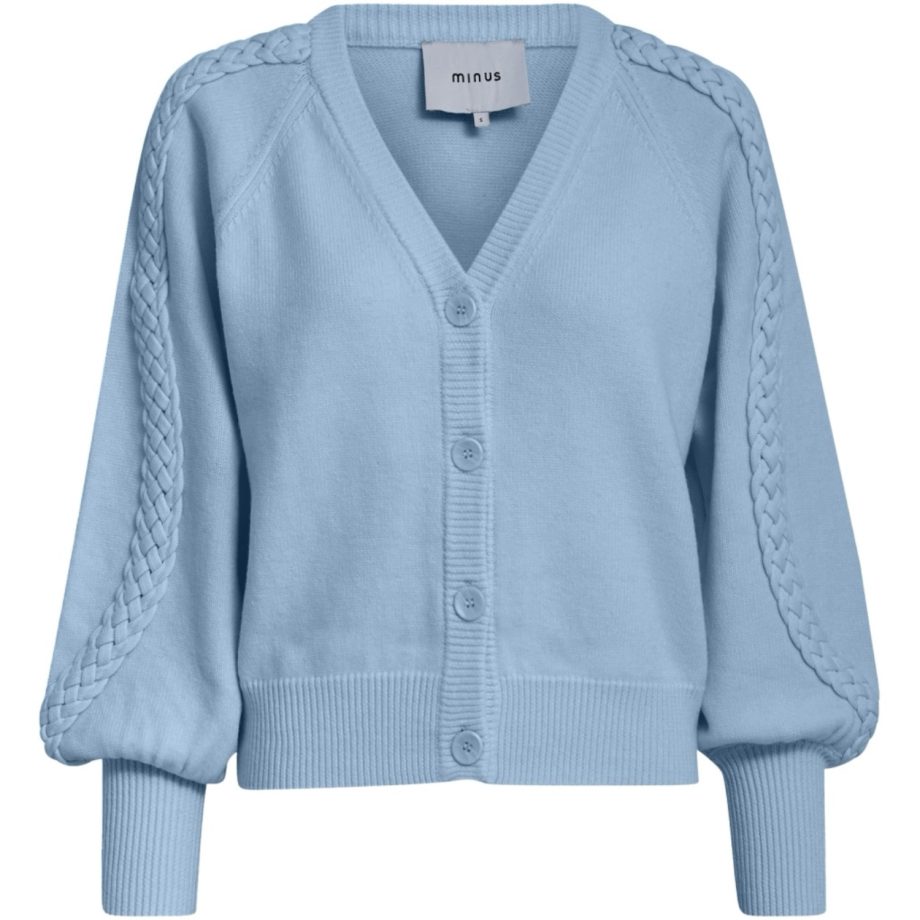 Vera Knit Cardigan Citadel Blue | Minus