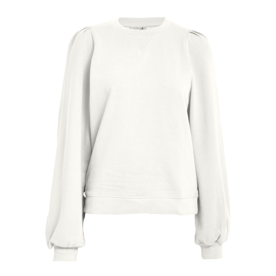 Gloria GOTS Sweatshirt Gardenia | Peppercorn