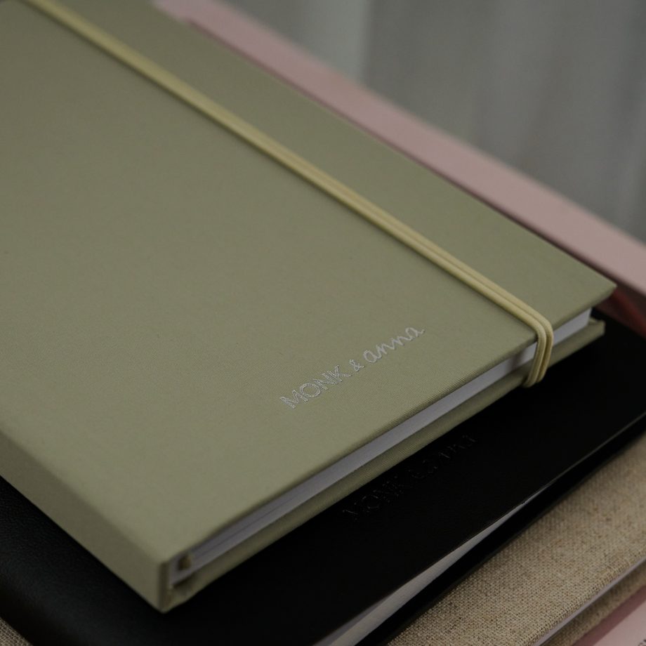 Notebook S Nylon Peridot | Monk&Anna