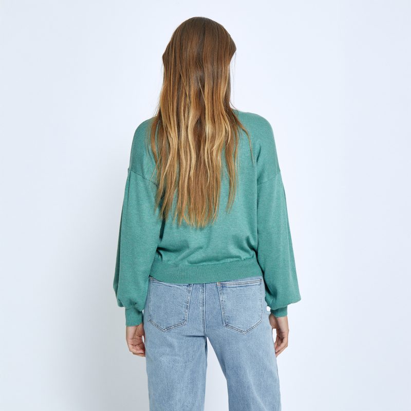 Melea Knit Pullover Frosty Spruce Mel | Minus