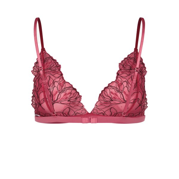 Saaudrey Bra Rose Wine Lace | Samsoe Samsoe