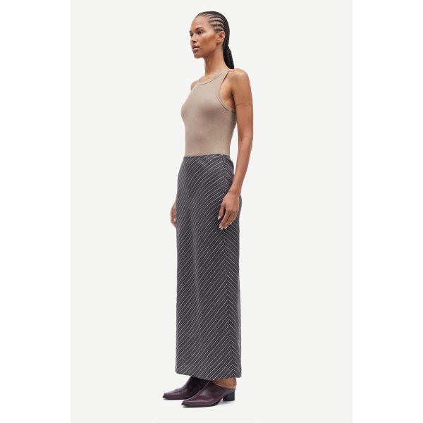 Saagneta Long Skirt Beluga Stripe | Samsoe Samsoe