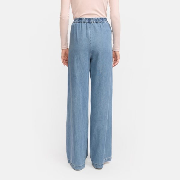 Christy Pant Greyish Light Blue | Soft Rebels