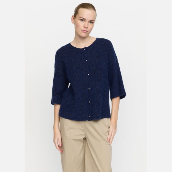 Hema Short Sleeve Cardigan Knit Total Eclipse | Soft Rebels