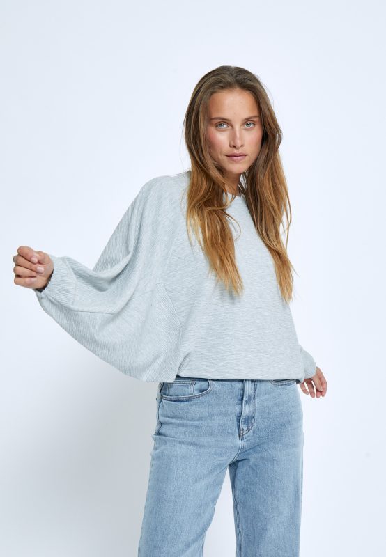 Kolini Sweat Light Grey Melange | Minus