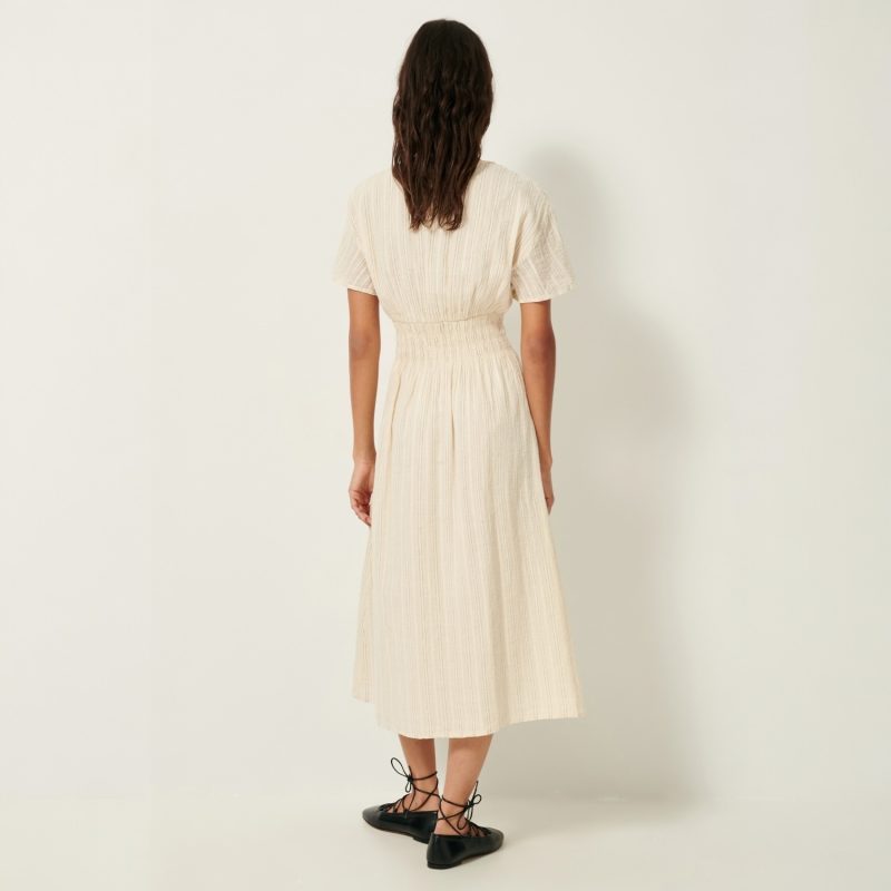 Galaposa Dress Sandcream | Sessùn