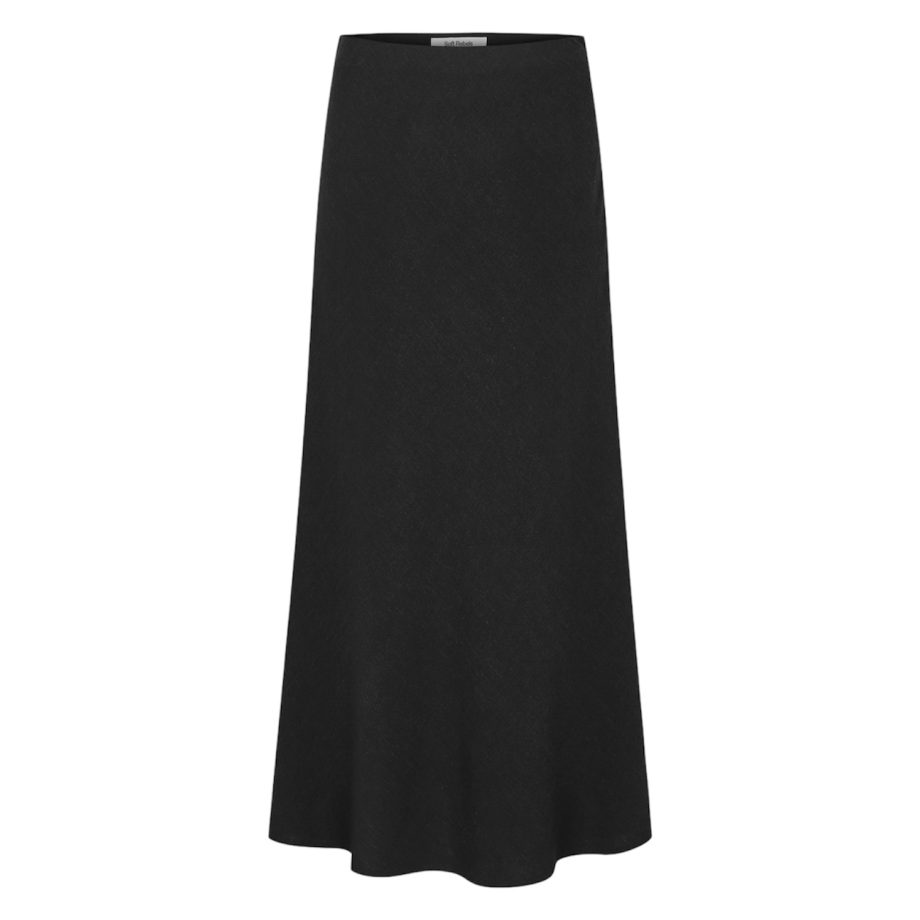 Samantha Midi Skirt Black | Soft Rebels