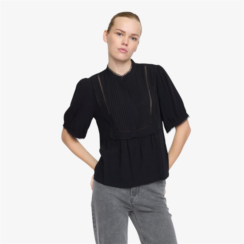 Linda Blouse Black | Soft Rebels