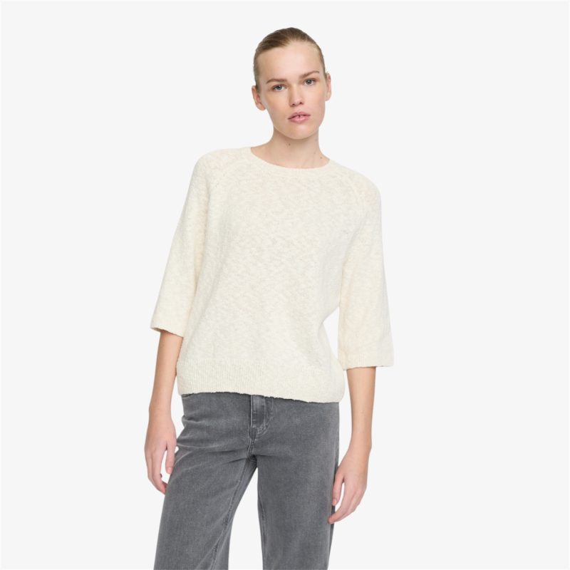 Masha Boucle Knit Arctic Wolf | Soft Rebels