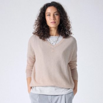 Angelica Pullover Sand | Absolut Cashmere