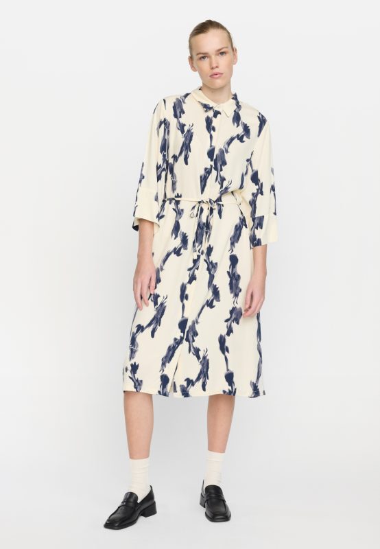 Ginny Dress Abstract Flower | Soft Rebels