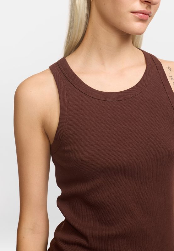 Adelynn Tank Top Deep Mahogany | Soft Rebel