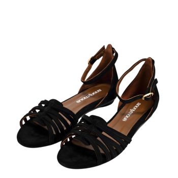 Mareike 10 Calf Suede Black | Anonymous