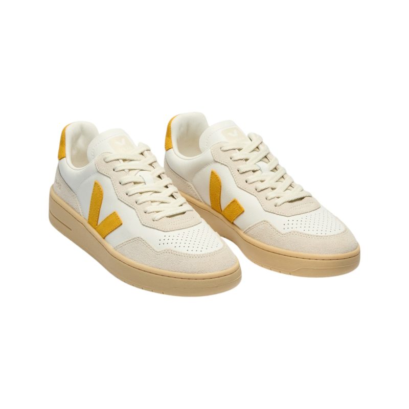 V-90 Leather White Toscane Natural | VEJA