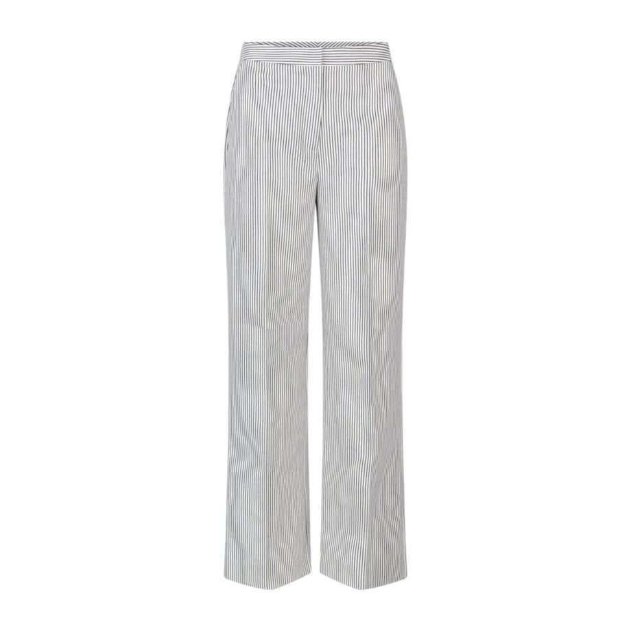 Moore Pants White Navy Stripe | Another Label