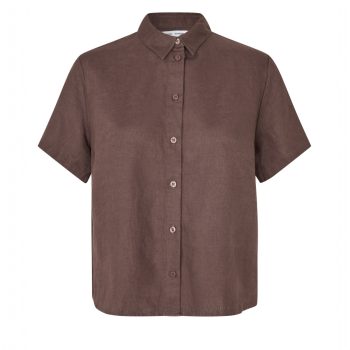 Mina SS Shirt NP French Roast | Samsoe Samsoe