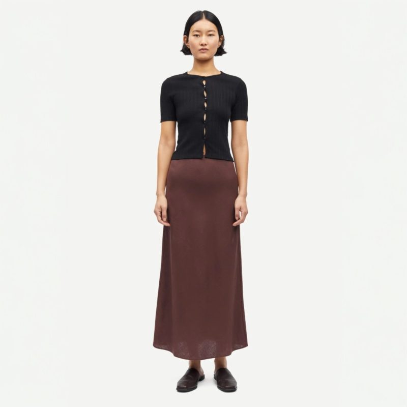 Saagneta Long Skirt French Roast | Samsoe Samsoe
