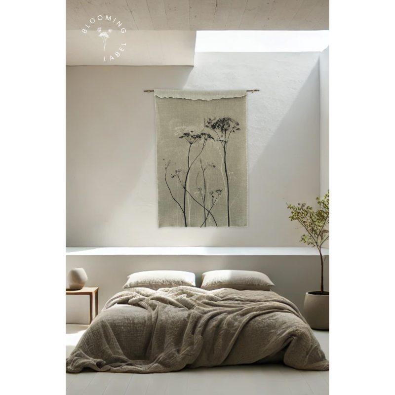 Mysterium Greyish Mint Wandkleed | Blooming Label