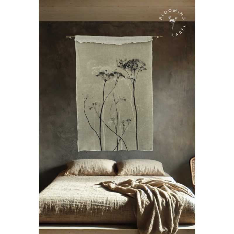 Mysterium Greyish Mint Wandkleed | Blooming Label
