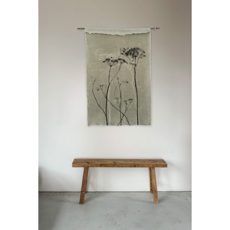 Mysterium Greyish Mint Wandkleed | Blooming Label