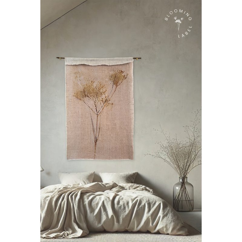 Silhouette Ocre Wandkleed | Blooming Label