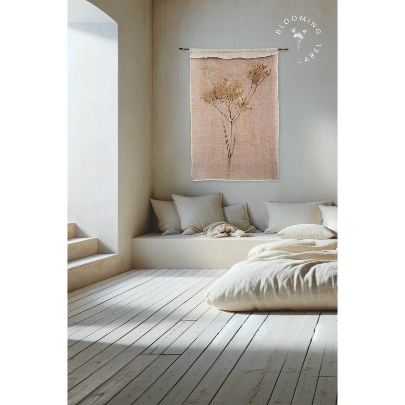 Silhouette Ocre Wandkleed | Blooming Label