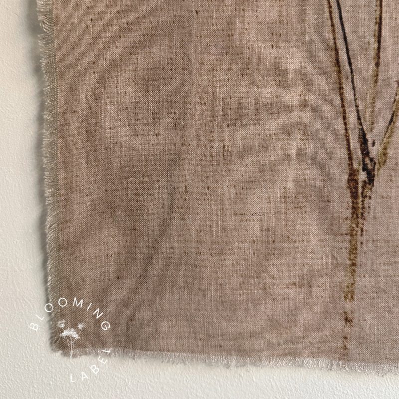 Silhouette Ocre Wandkleed | Blooming Label - Afbeelding 5