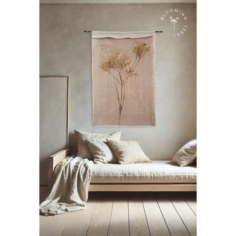 Silhouette Ocre Wandkleed | Blooming Label