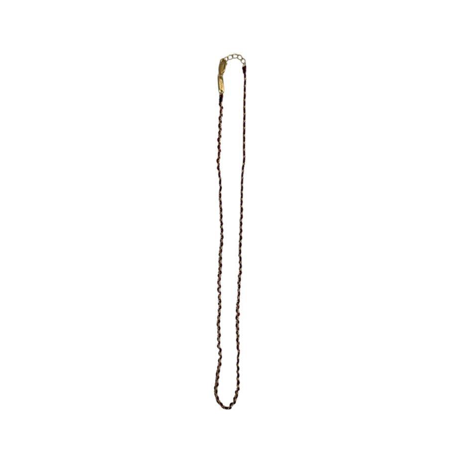 Ruby Red Gold-Vermeil Chain Necklace | Adorn