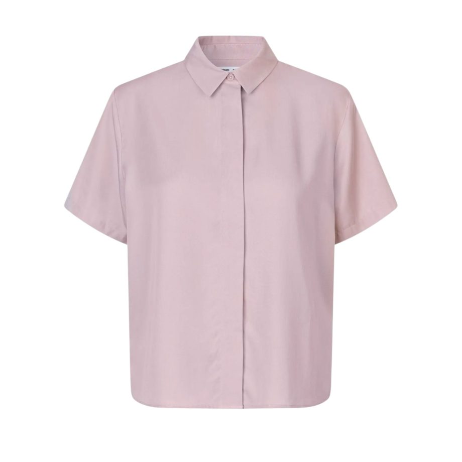 Mina SS Shirt Violet Ice | Samsoe Samsoe